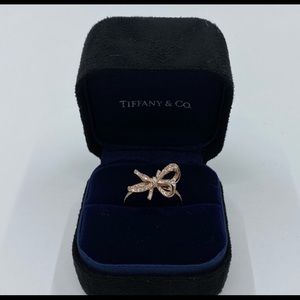ISO Tiffany Bow Ring Rose Gold